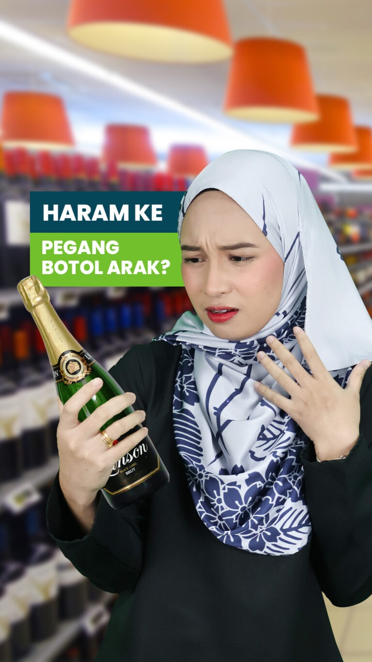 Haram ke pegang botol arak?