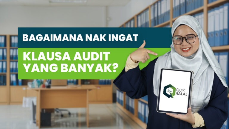 Boleh ke auditor ingat klausa dengan lebih mudah, pantas dan efektif