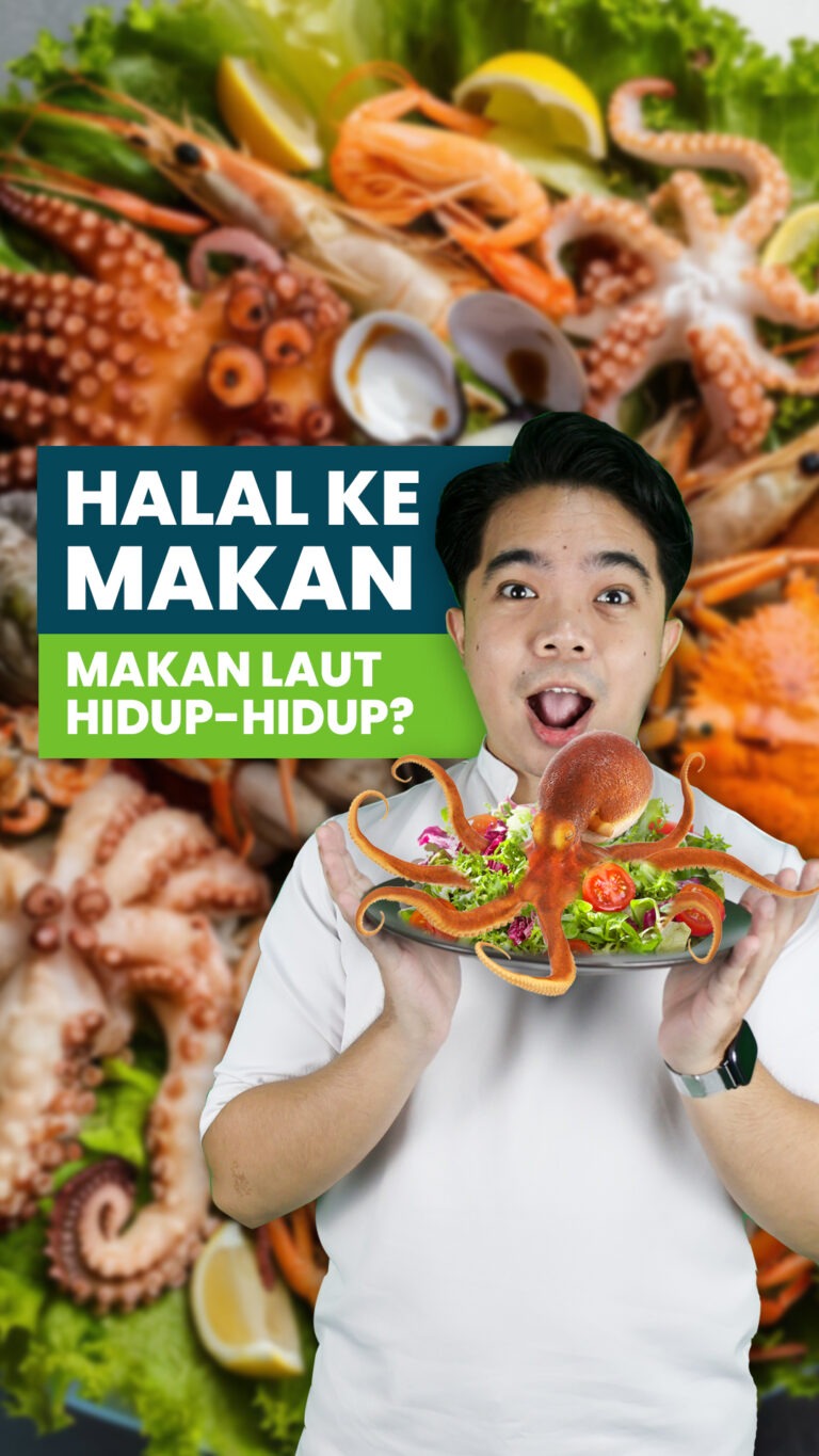 Halal ke makan makanan laut , hidup-hidup?