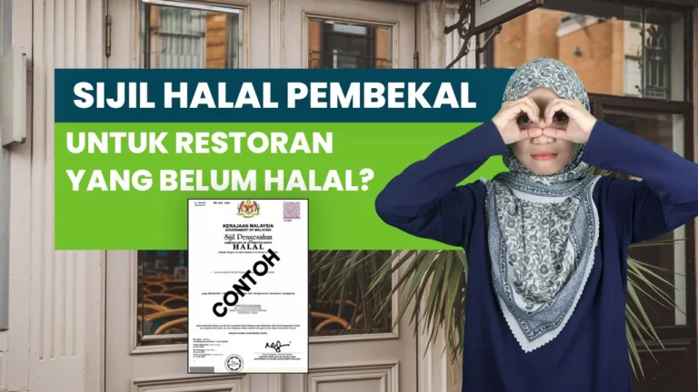 Gantung sijil Halal pembekal untuk restoran yang belum Halal?